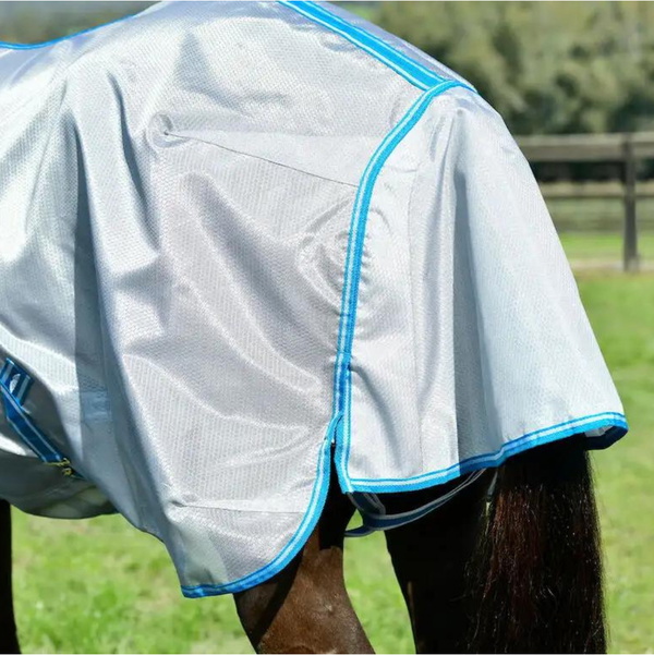 Weatherbeeta Comfitec Hexi Shield Combo Neck Fly Rug 1024529 - Silver